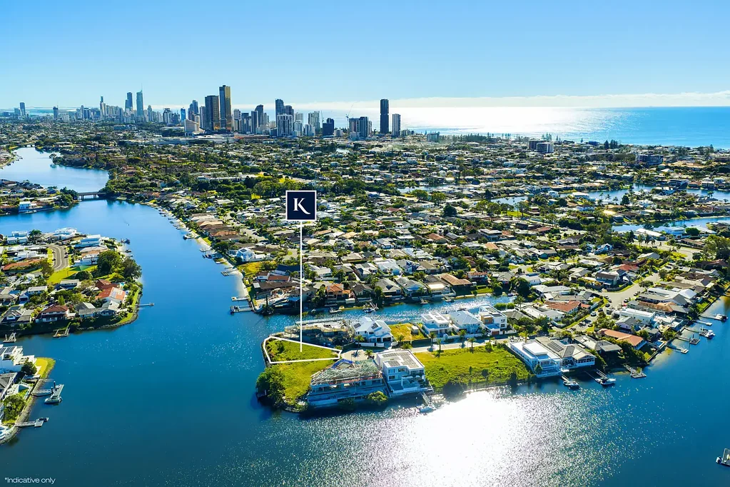 Mermaid Waters Prized Waterfront Allotment with Luxe Architect-Designed and Approved Plans