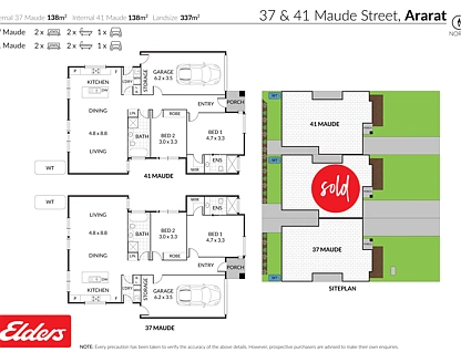 37 and 41 Maude Street, Ararat, Horsham, 2 Schlafzimmer, 2 Badezimmer, Unit