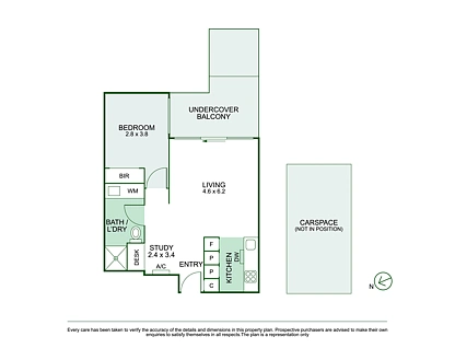 112/31 Grattan Street, Prahran, Inner East Melbourne, 1 कमरे, 1 बाथरूम, Apartment