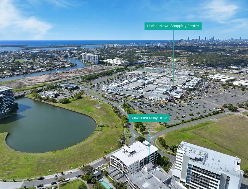 306/2 East Quay Drive, Biggera Waters, Gold Coast, 1 Bedrooms, 1 Bathrooms, Apartment