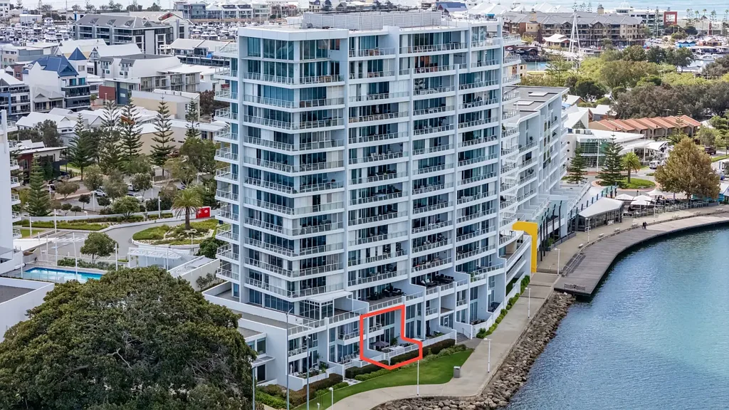 Mandurah 2ห้องนอน Rare Waterfront Ground Floor Apartment on Mandurah’s Iconic Foreshore
