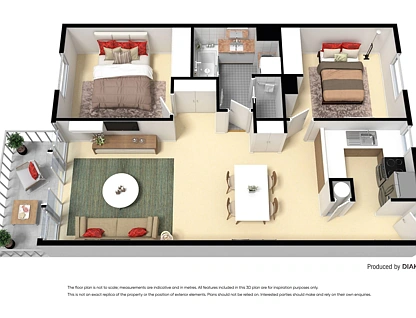 15/119-125 Wellington Street, St Kilda West, Melbourne CBD, 2房, 1浴, Apartment