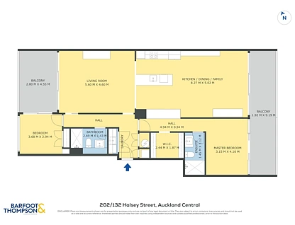 202/132 Halsey Street, Wynyard Quarter, Auckland City, 2 રૂમ, 2 બાથરૂમ, Apartment