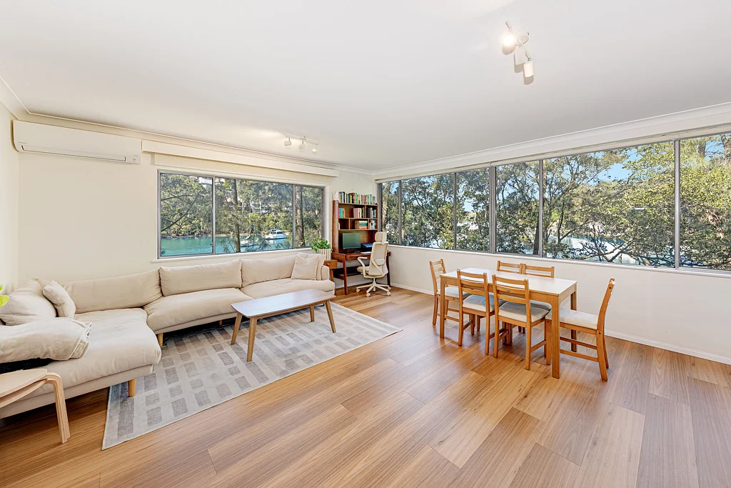 Immersed in magical views of the Burns Bay waterfront