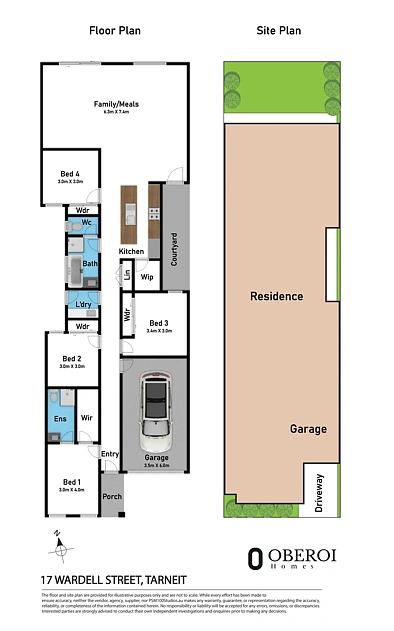 17 Wardell Street, Tarneit, VIC 3029, 4房, 2浴, House
