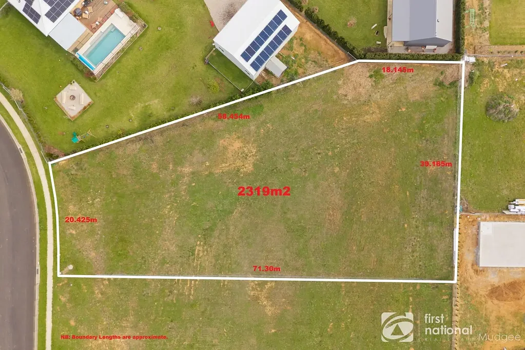Mudgee  REGISTERED BUILDING BLOCK IN A QUALITY ESTATE
