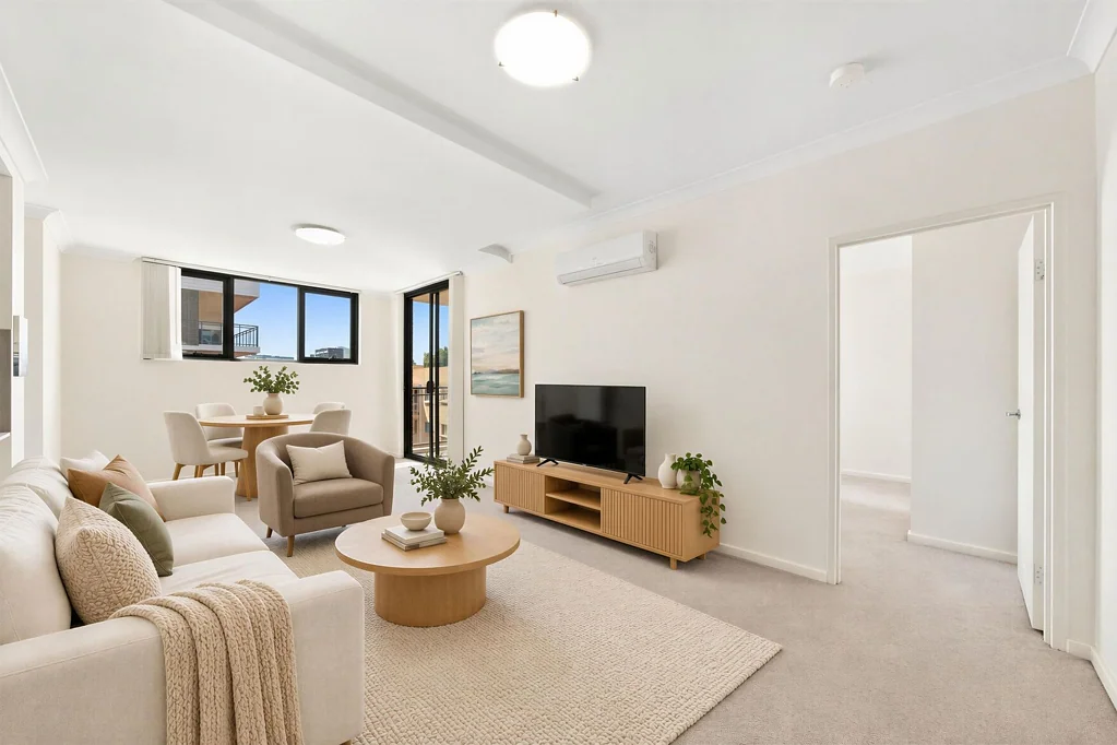 Liverpool 1ਬੈੱਡਰੂਮ Modern One-Bedroom Plus Study Apartment with North-Facing Balcony