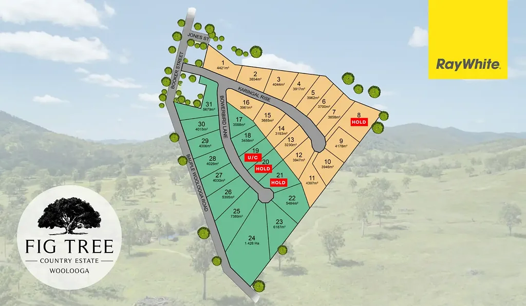 Woolooga Stage 1 Selling NOW - Fig Tree Country Estate Woolooga