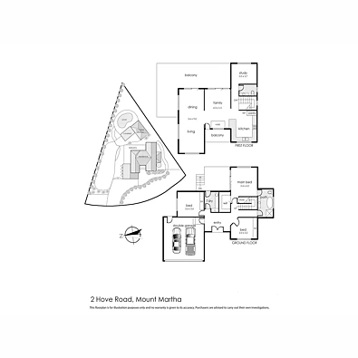 2 Hove Road, Mount Martha, VIC 3934, 3房, 1浴, House