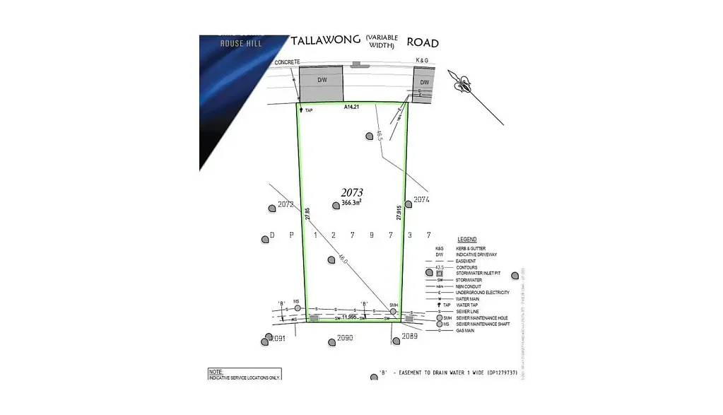 Rouse Hill 高地景观视野 俯瞰Blue Mountains 平坦易建土地 280m²至350m²地块 灵活建房选择 社区便利设施 步行公园公交 Purchase registered land in Rouse Hill today - fully titled, ready to build now. No waiting. No delays. Just your vision, your timeline, your home.