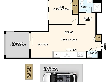 103/22 Carlingford Road, Epping, Upper North Shore, 1 chambres, 1 salles de bain, Apartment