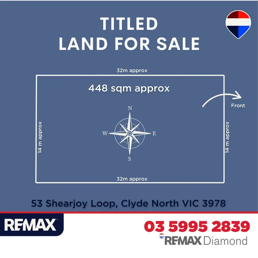 Clyde North 448sqm Titled Land For Sale | Clyde North | Five Farms