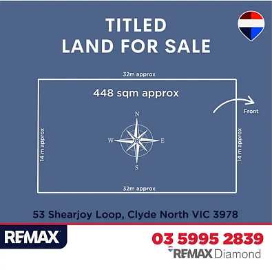 Clyde North 448sqm Titled Land For Sale | Clyde North | Five Farms