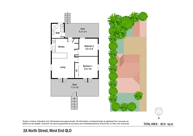 2A North Street, West End, QLD 4810, 2房, 1浴, House