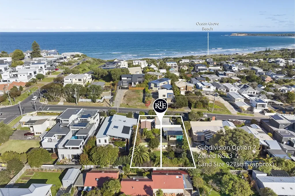 Ocean Grove 3房  Beachside Development Opportunity or Art Deco Project