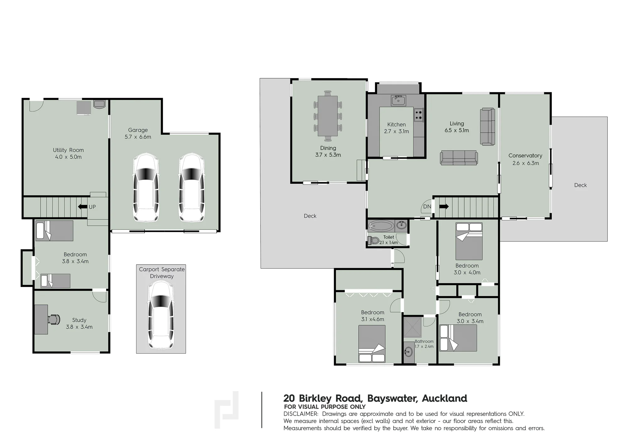 20 Birkley Road, Bayswater, North Shore City, Auckland, 4 Bedrooms, 1 Bathrooms, House