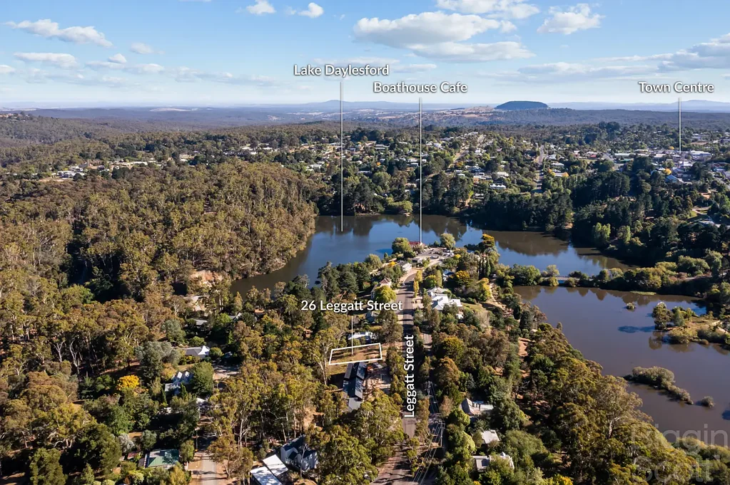 Daylesford 809 sqm Allotment Adjoining Lake Daylesford Reserve