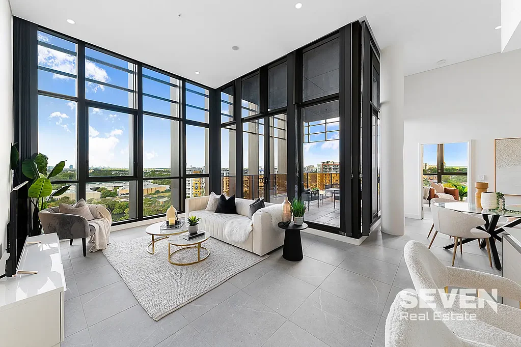 Parramatta 3房  Stunning Penthouse with Panoramic River Views