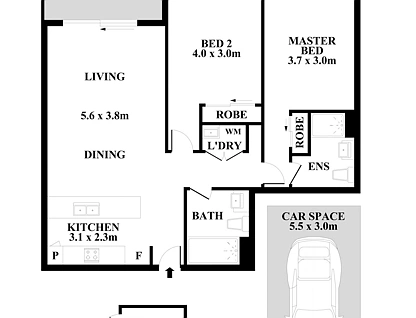 607/24 Dressler Court, Merrylands, Parramatta (Northwest suburbs), 2房, 2浴, Apartment