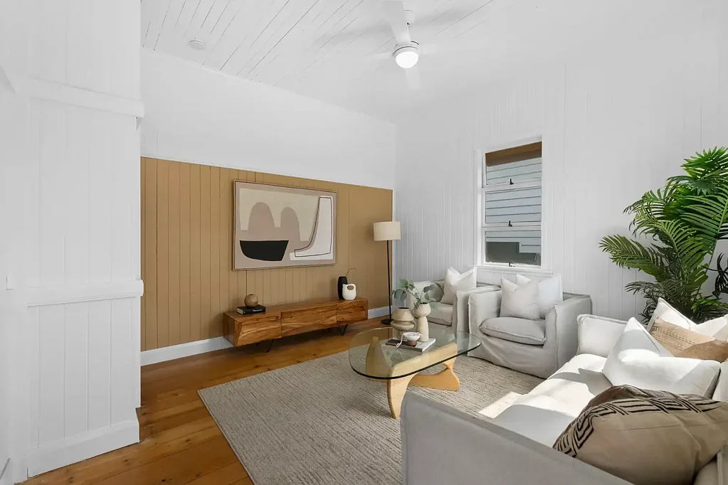 Grange 3 Bedroom Flat, Flood-Free Queenslander with no Character Overlay!