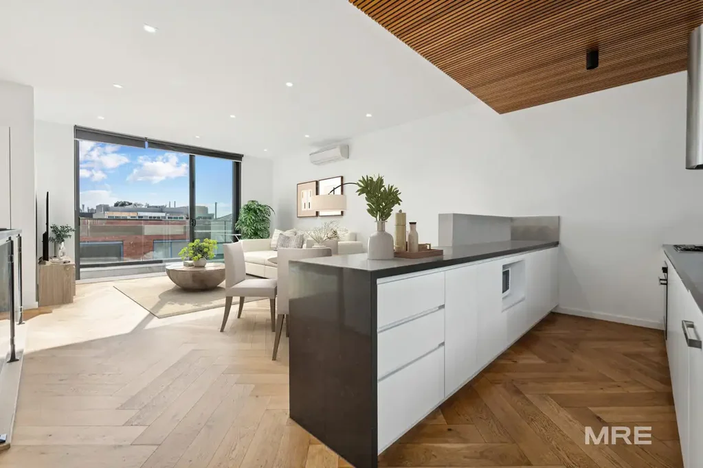 North Melbourne 3침실 State-of-the-art living with terrace city views
