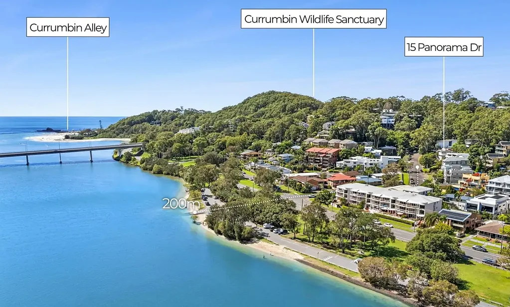 Currumbin 3कमरा Light-Filled Coastal Retreat – Just a Stroll to Currumbin Beach & Creek