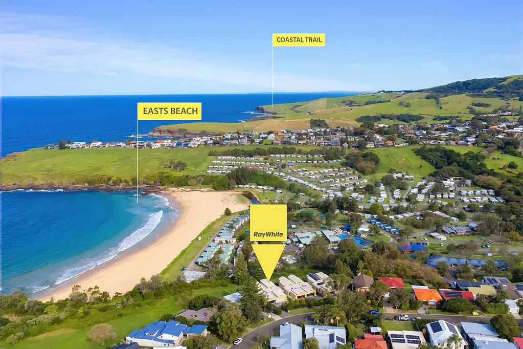 Kiama 3房  Sensational Beachfront Reserve Townhouse