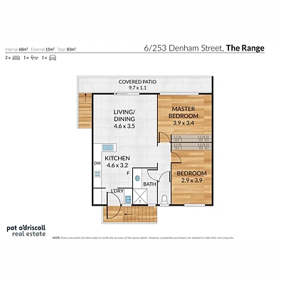 6/223 Denham Street, The Range, QLD 4700, 2 slaapkamers, 1 badkamers, Unit