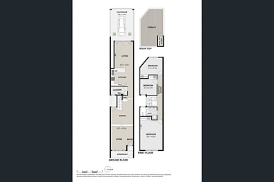 Plano ng Bahay - 411 Napier Street, Fitzroy, VIC 3065