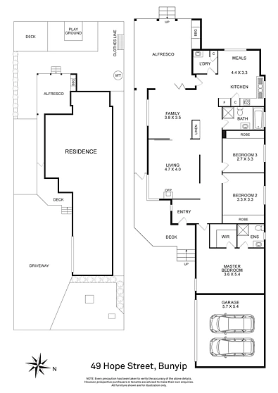49 Hope Street, Bunyip, VIC 3815, 3 Bedrooms, 2 Bathrooms, House