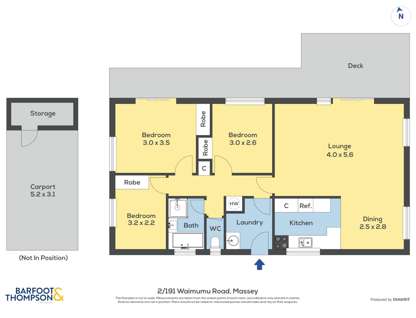 2/191 Waimumu Road, Massey, Waitakere City, Auckland, 3房, 1浴, 独立屋