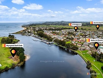 14 Quiggin Street, Wynyard, TAS 7325, 3 ਕਮਰੇ, 1 ਬਾਥਰੂਮ, House