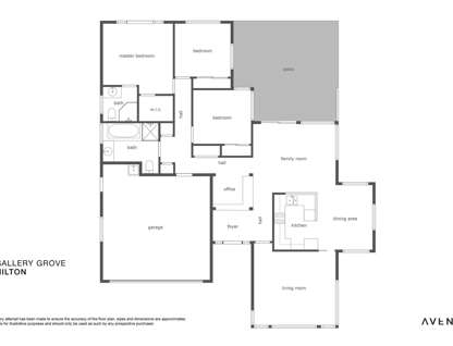 24 Gallery Grove, Flagstaff, Hamilton, Waikato, 3房, 2浴, 独立屋