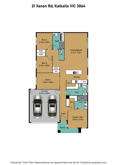 Adres Weerhou, Kalkallo, VIC 3064, 4 slaapkamers, 2 badkamers, House