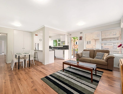 8/22 Crows Nest Road, Waverton, Lower North Shore, 2 phòng ngủ, 1 phòng tắm, Apartment