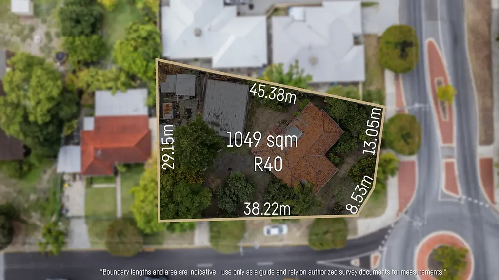 Thornlie 3ห้องนอน DEVELOPMENT POTENTIAL - 1049SQM CORNER BLOCK - R40 ZONING!
