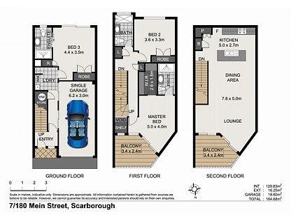 7/180 Mein Street, Scarborough, Brisbane - Northern Region , 3 rūma, 3 rūma horoi, Townhouse