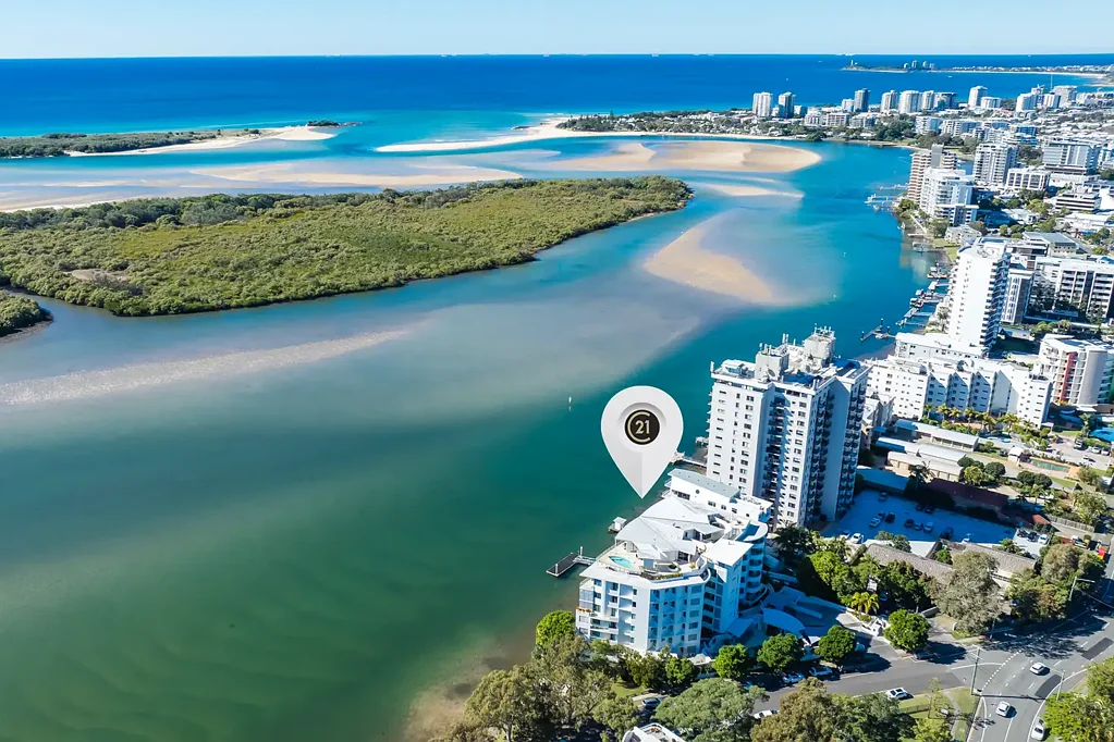 Maroochydore 3Zimmer Waterfront Living at Its Best – Views, Space & Style