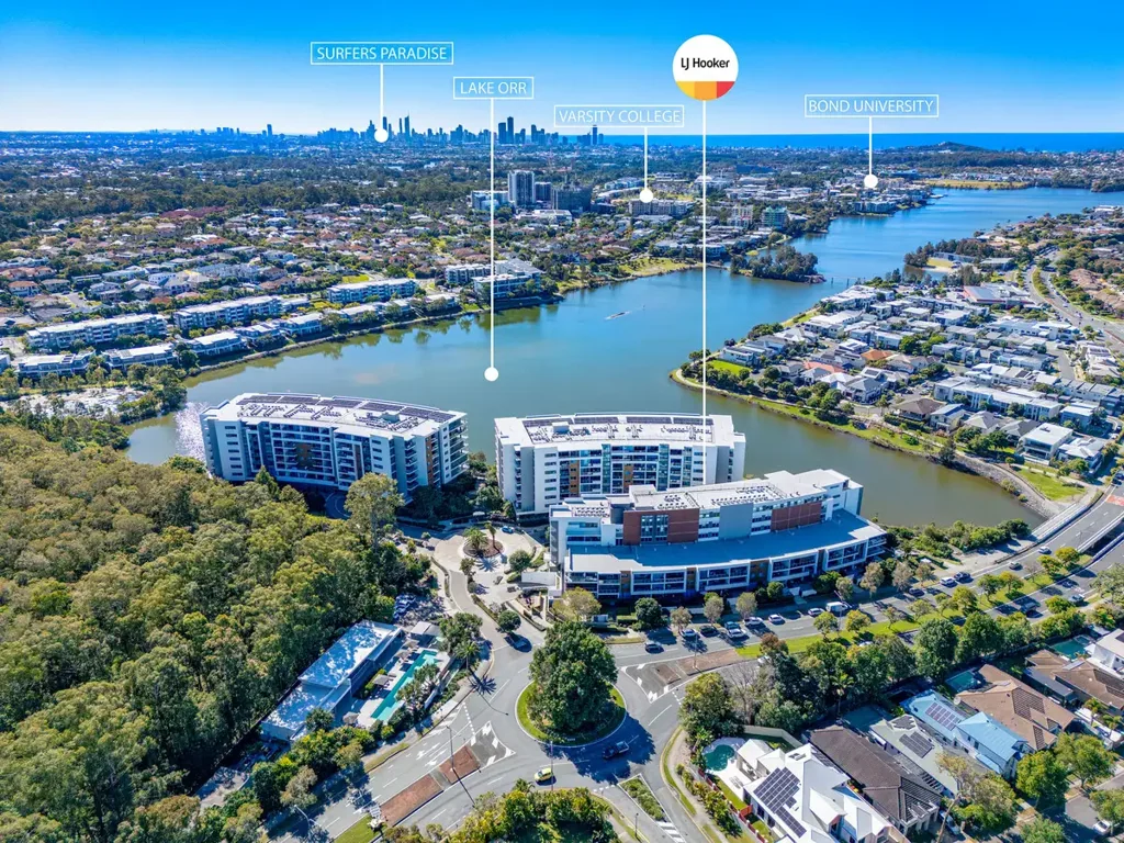Varsity Lakes 2 Slaapkamer LAKESIDE LIFESTYLE LIVING! OPEN-PLAN NORTH FACING APARTMENT!