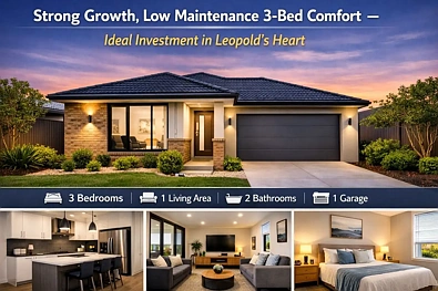Leopold 3 Bedroom Strong Growth, Low Maintenance 3-Bed Comfort — Ideal Investment in Leopold’s Heart