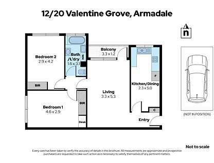 12/20 Valentine Grove, Armadale, Inner East Melbourne, 2 Schlafzimmer, 1 Badezimmer, Apartment