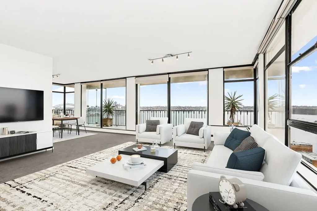 Just Renovated - Penthouse Style Apartment with Spectacular Sweeping Harbour Views.