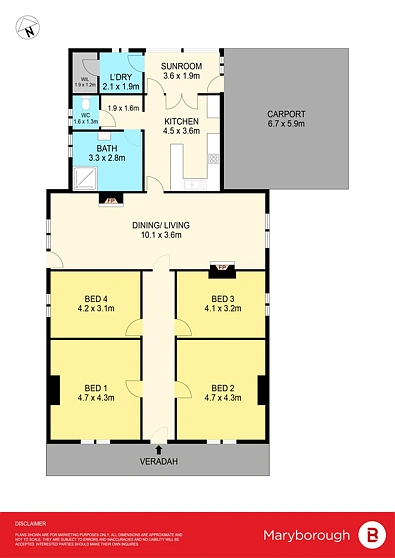3 Boyce Street, Avoca, VIC 3467, 4房, 1浴, House