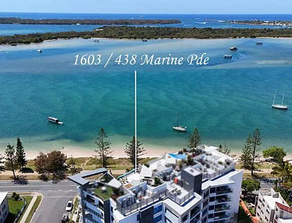 1603/438 Marine Parade, Biggera Waters, Gold Coast, 2 ਕਮਰੇ, 2 ਬਾਥਰੂਮ, Apartment