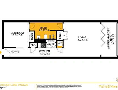 28/39 Eastlake Parade, Kingston, Inner South, 1 phòng ngủ, 1 phòng tắm, Apartment