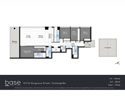 101/16 Musgrave Street, Coolangatta, Gold Coast, 4房, 2浴, Apartment