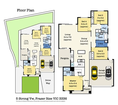 5 Strong View, Fraser Rise, VIC 3336, 4房, 2浴, House