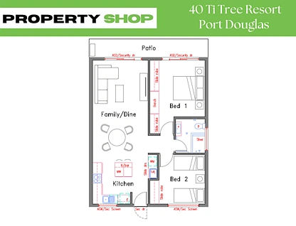40/1-5 Barrier Street, Port Douglas, Cairns, 2 Schlafzimmer, 1 Badezimmer, Apartment