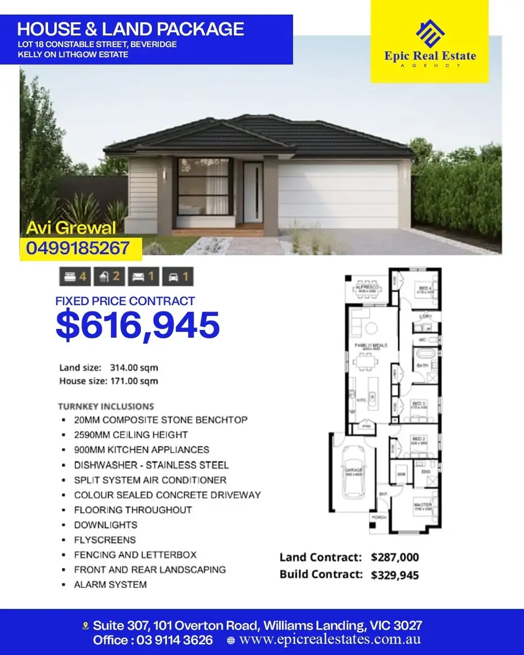 Beveridge MODERN 4-BEDROOM HOUSE & LAND PACKAGE – BEVERIDGE