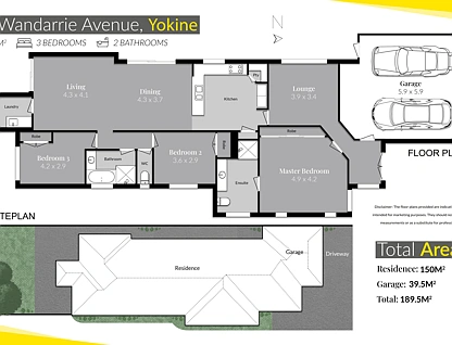 62c Wandarrie Avenue, Yokine, North East Perth, 3 ਕਮਰੇ, 2 ਬਾਥਰੂਮ, House